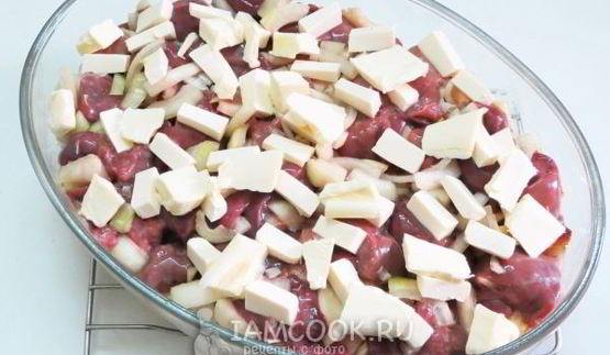 куриная печень с картошкой в духовке