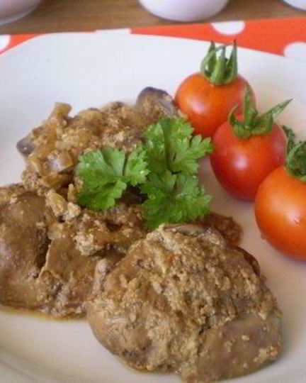 Рецепт куриной печени в сливках в мультиварке