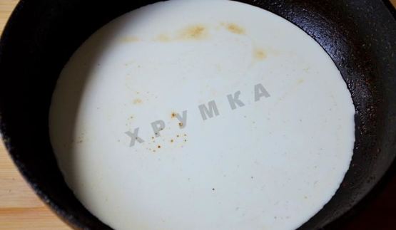 куриная печень в сливочно-горчичном соусе