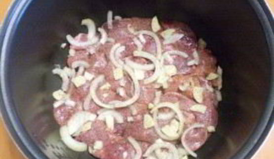 куриная печень в сметане в мультиварке