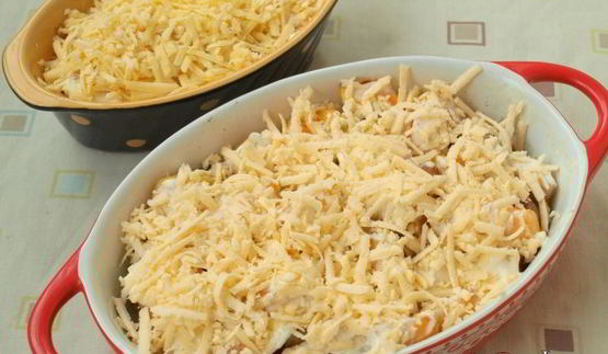 куриная печень запеченная с тыквой под сыром