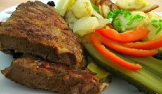 отбивные из печени