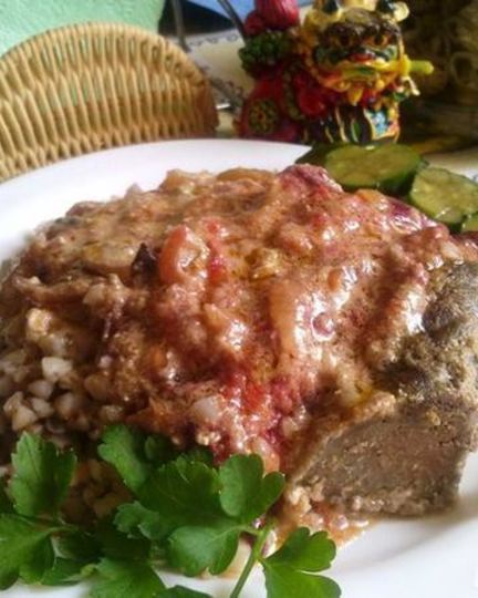 Рецепт печени говяжья в имбирно-сливовом соусе