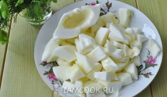 печень куриная с патиссонами в мультиварке