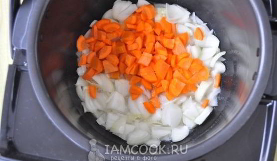 печень куриная с патиссонами в мультиварке