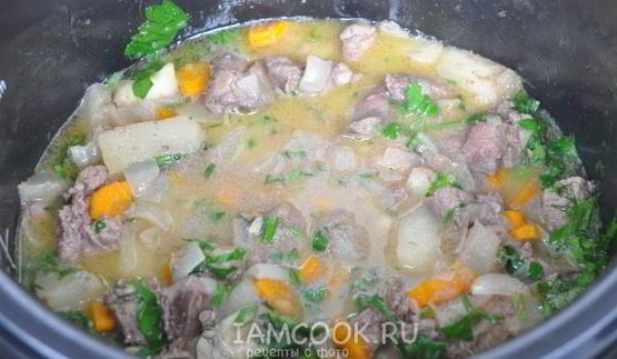 печень куриная с патиссонами в мультиварке