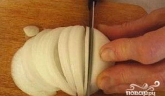 печень по-бефстрогановски