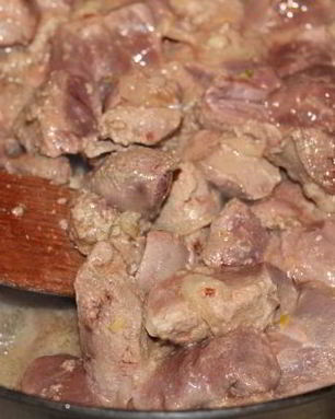 Печень с молоком