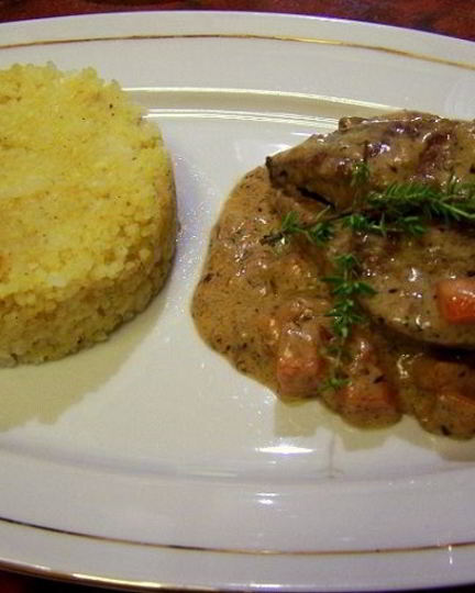 Рецепт печени свиной тушеной