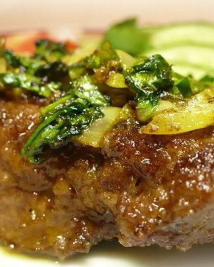 Рецепт печени, тушенной с картофелем