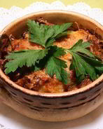 Печень в горшочках