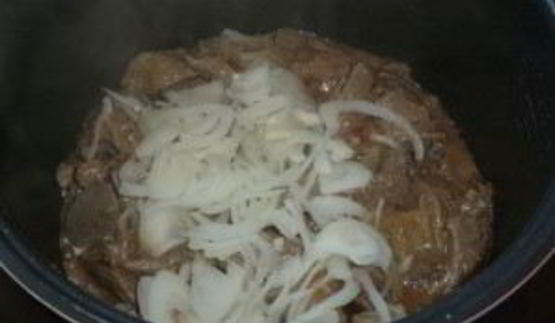 печень в сметане в мультиварке