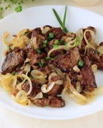 Печень, жаренная с луком