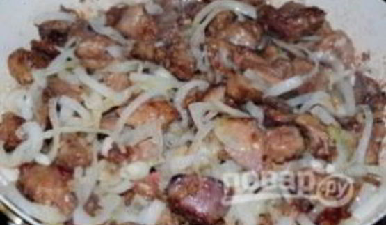 печень, жаренная с луком