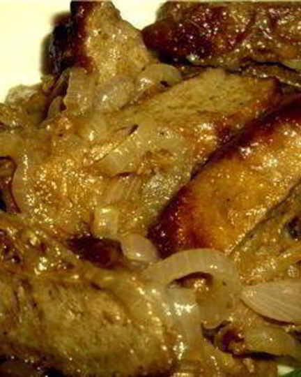 Рецепт сочной говяжьей печенки