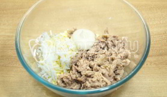 волованы с печенью трески