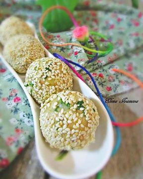 Закусочные шарики с печенью трески