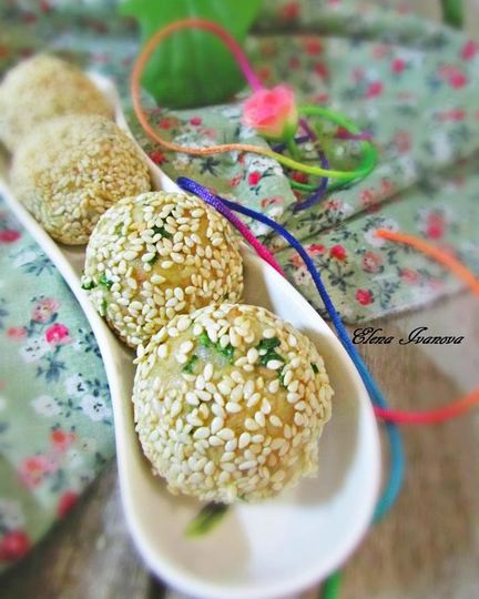 Рецепт закусочных шариков с печенью трески