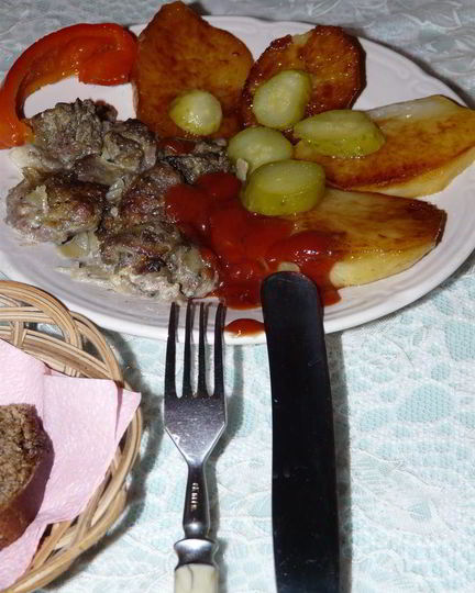 Рецепт запеченого картофеля с печенью