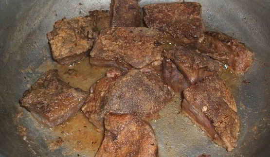 жареная печень