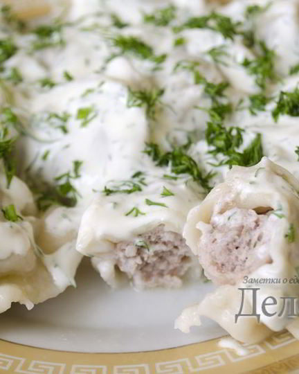 Рецепт домашних пельменей с мясом