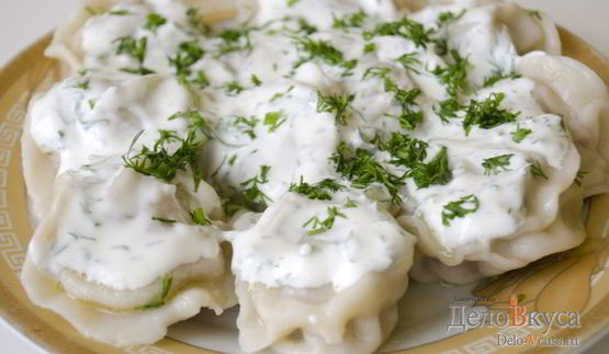 домашние пельмени с мясом