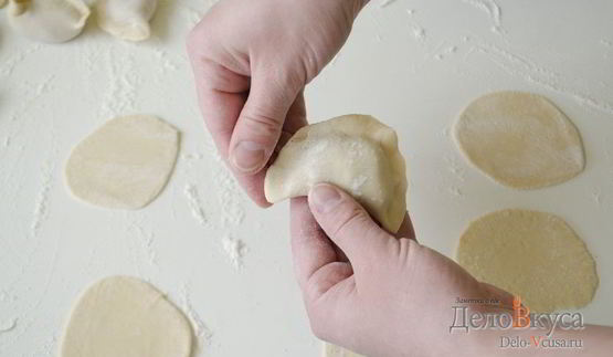 домашние пельмени с мясом