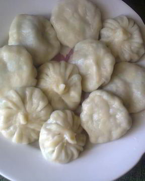 Хинкали постные с грибами