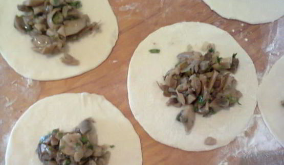 хинкали постные с грибами