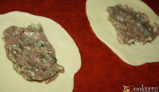 хинкали с телятиной и бараниной