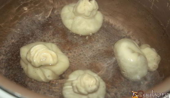 хинкали с телятиной и бараниной