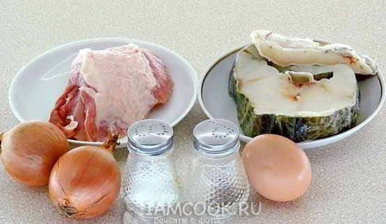 пельмени из трески и свинины