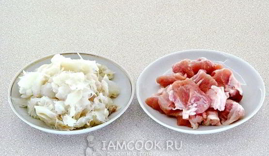 пельмени из трески и свинины