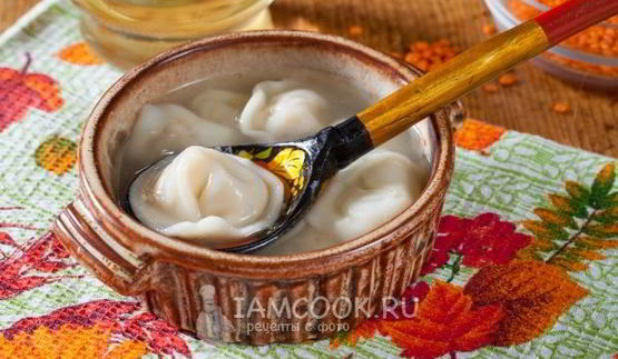 пельмени с чечевицей