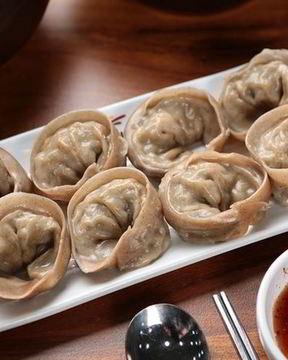 Пельмени с гречкой