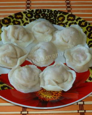 Пельмени с куриным фаршем