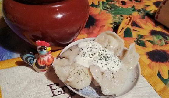 пельмени с курицей