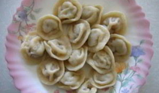 пельмени с салом