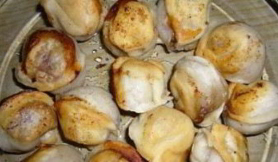 пельмени с салом