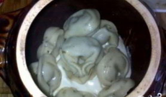 пельмени в горшочках в аэрогриле