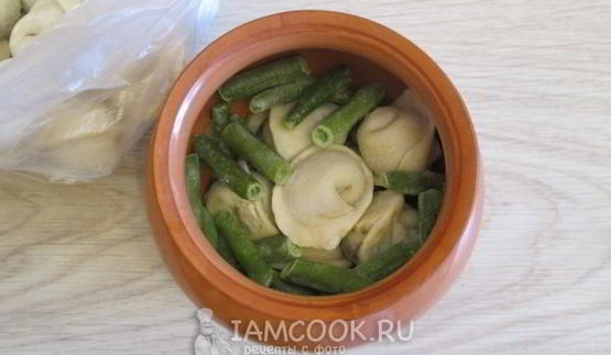 пельмени в горшочках в духовке