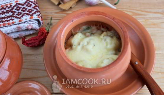 пельмени в горшочках в духовке