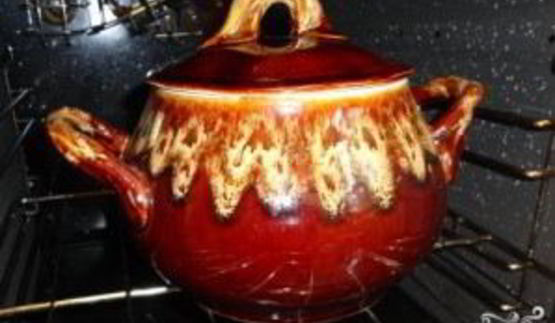 пельмени в горшочке в молоке