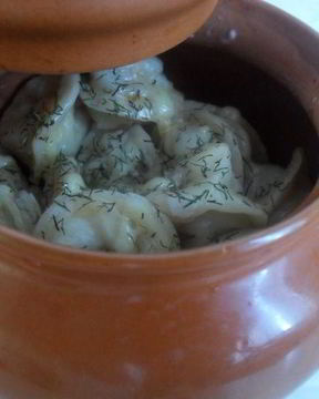 Пельмени в горшочке