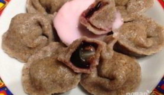 пп-пельмени с виноградом