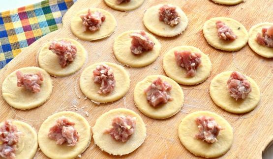 суповые пельмешки с мясным фаршем