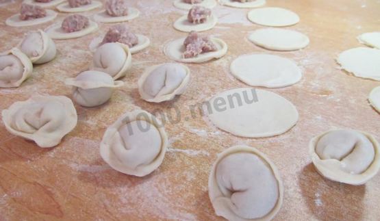 свиные пельмени из свинины