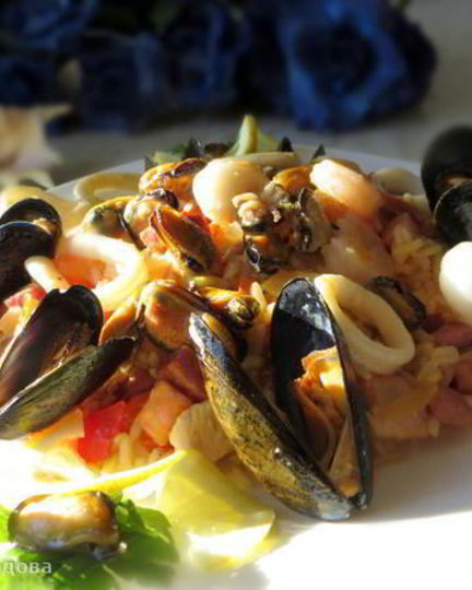 Рецепт испанской паэльи