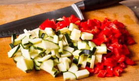 овощной плов с лесными грибами и фасолью