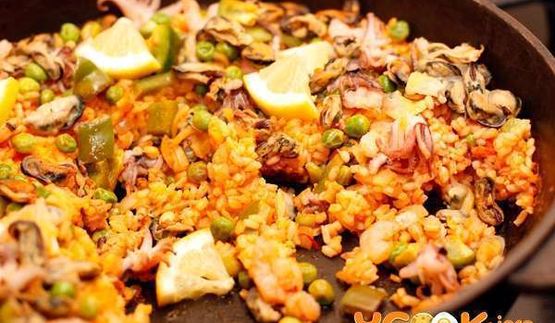 паэлья с морепродуктами